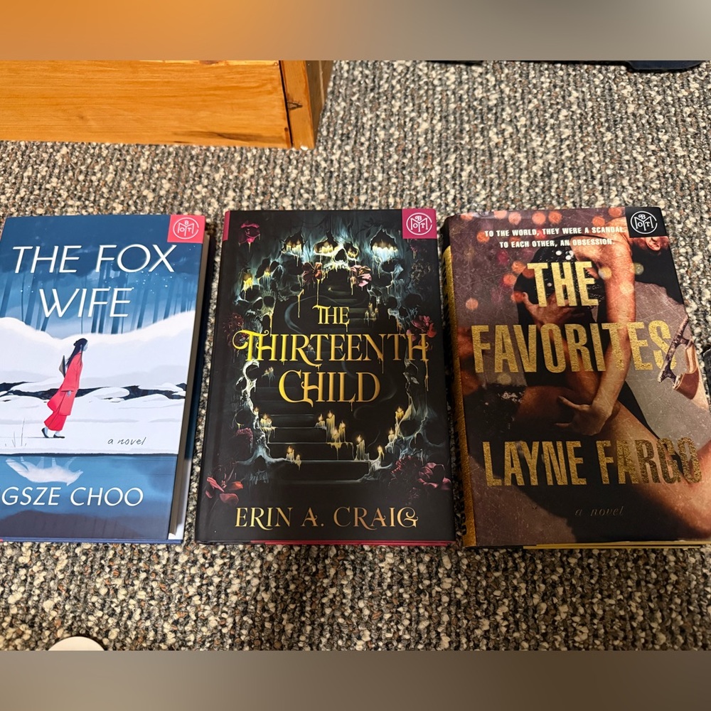 BOTM Book of the Month Hardcover 3 Book set